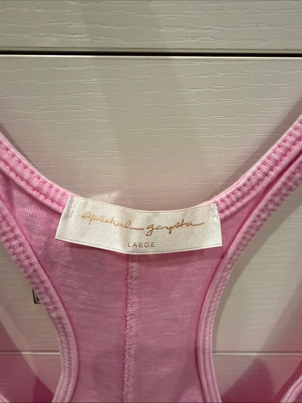 Spiritual Gangster Light Pink Racerback Romper with Pockets - Picture 2 of 3